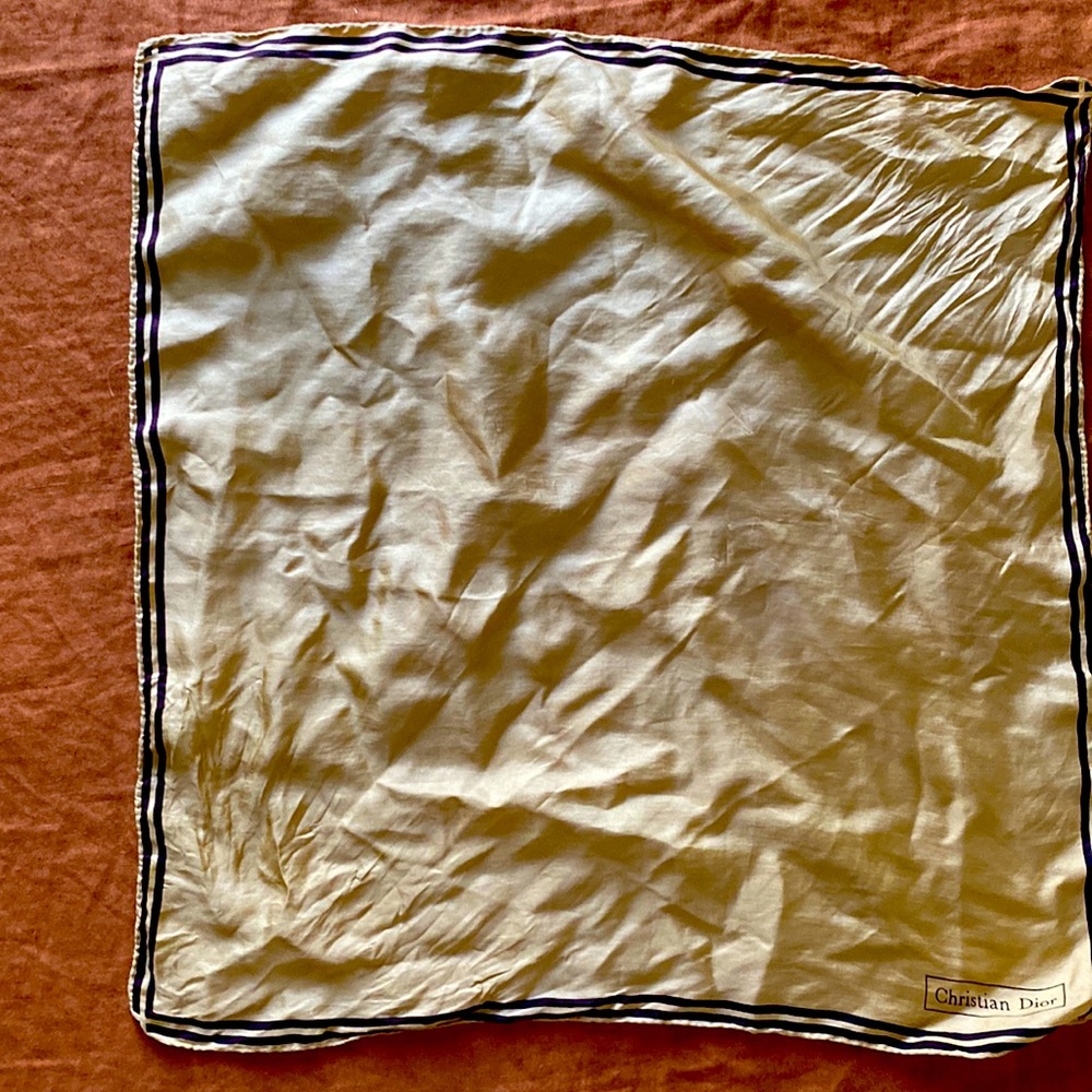 VINTAGE CHRISTIAN DIOR BANDANA